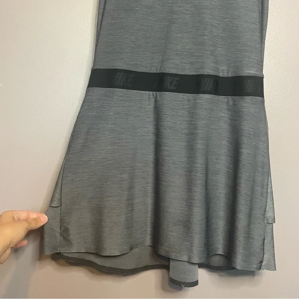 Nike Golf Women's Dri Fit Heather Gray Racerback Dress Size Small